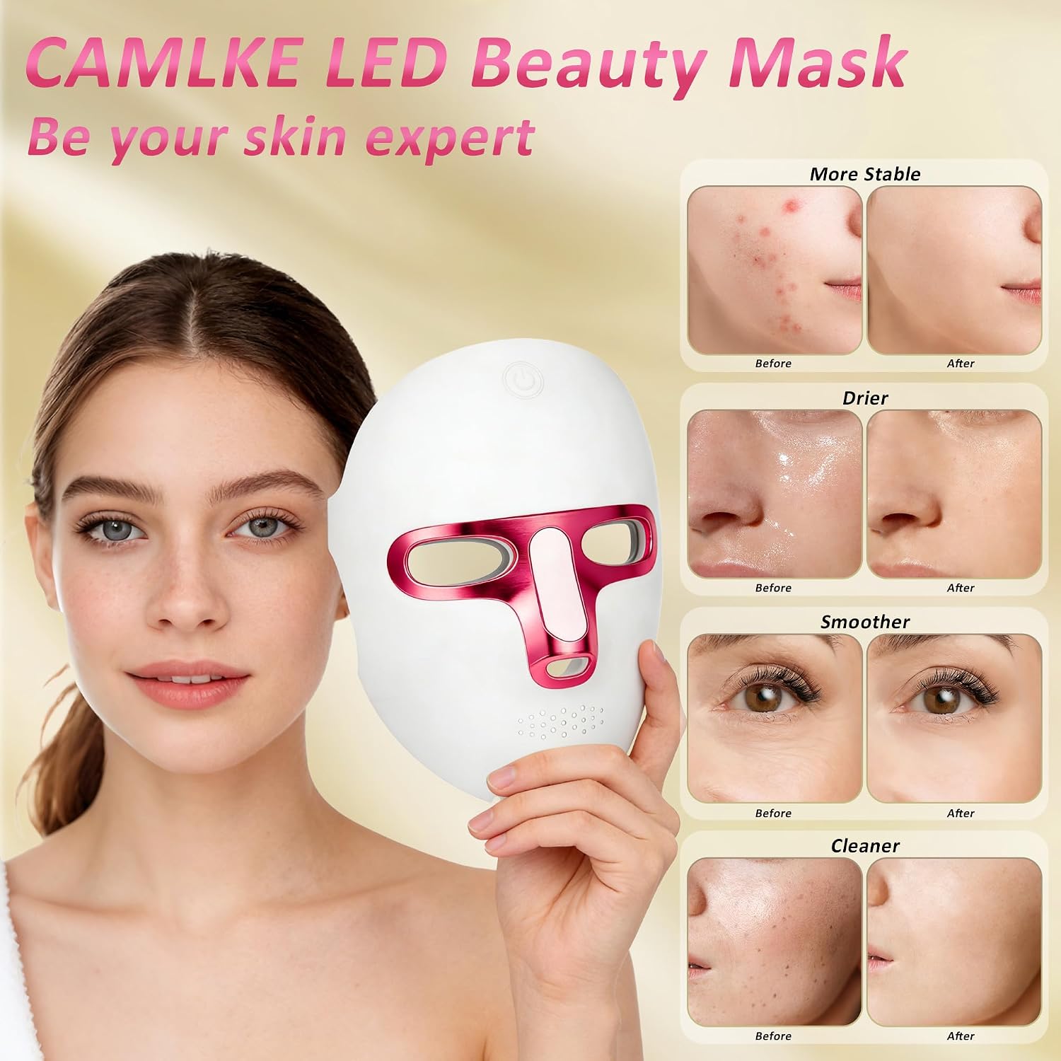 Luxury Portable LED Face Mask